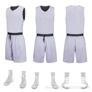 Wholesale 100% Polyester Basketball Jersey Sports Sets